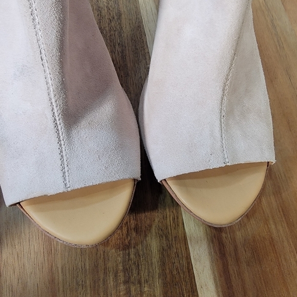 Korks Ease Suede and Leather Wrapped Wedge Sandals Size 9 - Picture 13 of 16